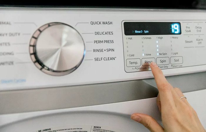 تنظیم دمای آب ماشین لباسشویی